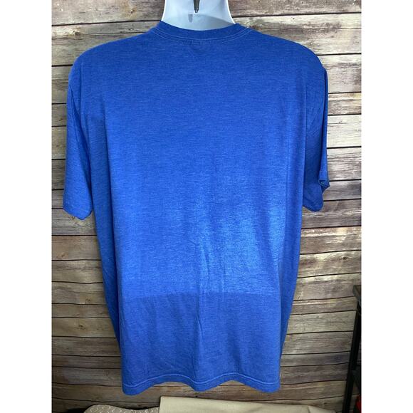 Homage Luka Doncic #77 NBA Dallas Mavericks T-Shirt Blue Men's Size 2XL - Picture 2 of 9